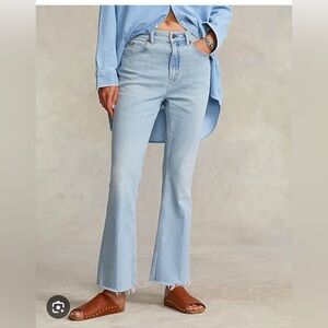 Polo Ralph Lauren Sharona crop light wash high rise Flare Jeans women’s 30